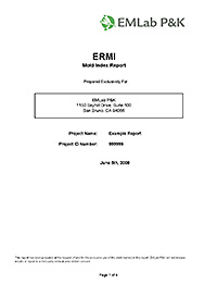 ERMI Sample Report